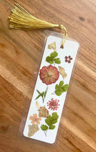 Load image into Gallery viewer, Fuchsia Botanical Pressed Flower Bookmark
