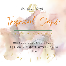 Charger l&#39;image dans la galerie, Tropical Oasis Soy Candle | 4 oz Candle | LATE SUMMER COLLECTION
