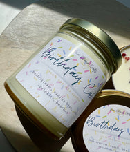 Load image into Gallery viewer, Birthday Cake Soy Candle | 8 oz Candle | CELEBRATION COLLECTION
