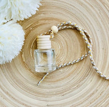 Charger l&#39;image dans la galerie, Rose + Champagne Car Freshener | Wooden Aromatherapy Diffuser
