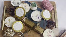 Load and play video in Gallery viewer, Rosemary Sage | 4 oz Soy Candle | WINTER COLLECTION
