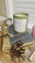 Load and play video in Gallery viewer, Holiday Spruce | 12 oz Soy Candle | WINTER COLLECTION
