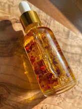 Load image into Gallery viewer, Rose Petal Infused Facial Oil | Hydrating Rejuvenating Oil | Luxury Natural Skincare
