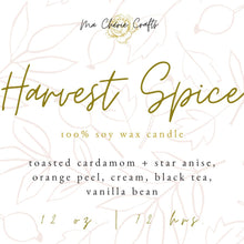 Load image into Gallery viewer, Harvest Spice | 12 oz Soy Candle | FALL COLLECTION
