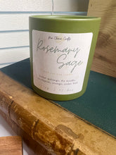 Load image into Gallery viewer, Rosemary Sage | 12 oz Soy Candle | WINTER COLLECTION

