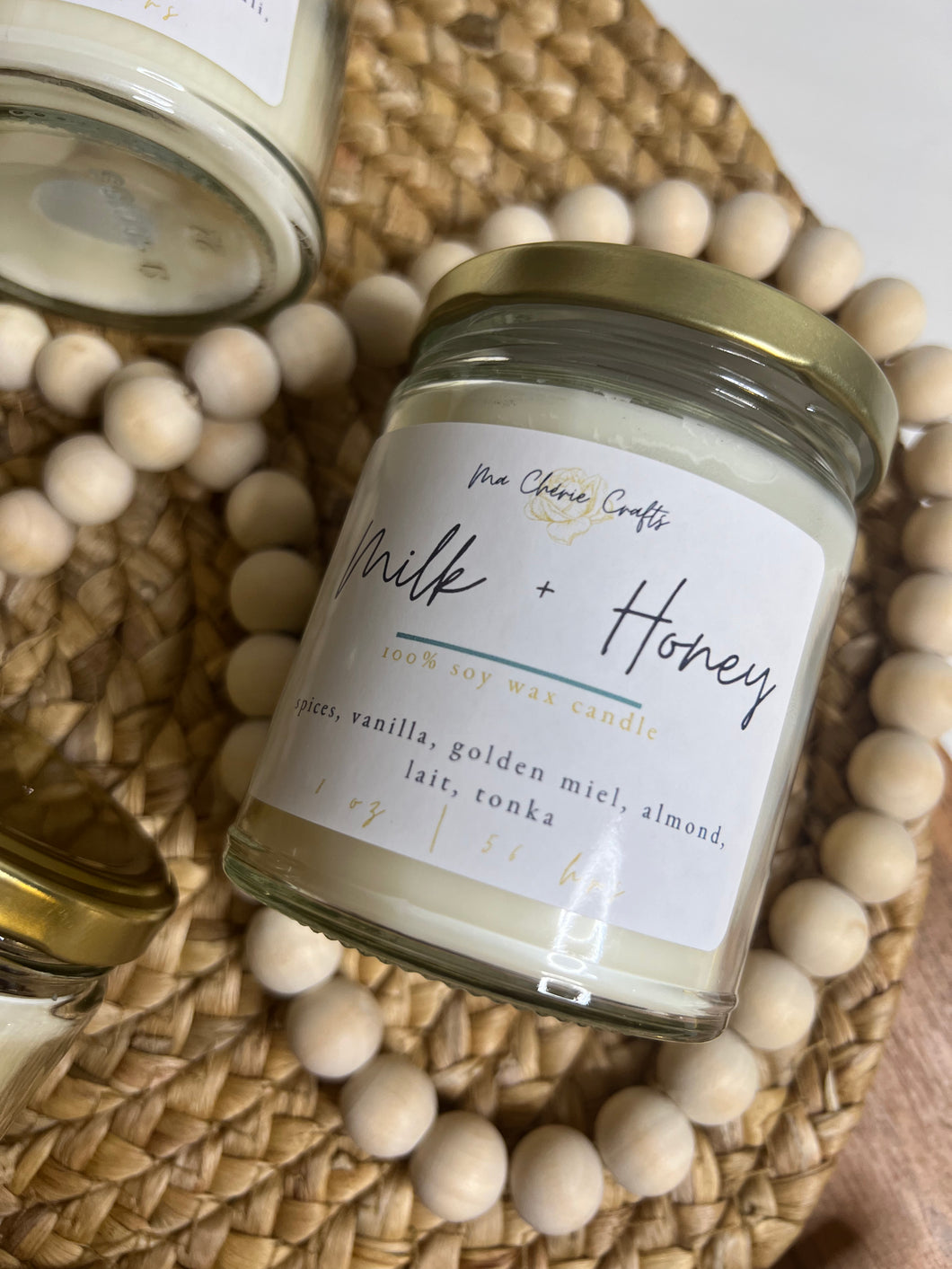 Milk + Honey Soy Candle | 8 oz Candle | COZY COLLECTION