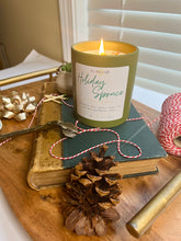 Load image into Gallery viewer, Holiday Spruce | 12 oz Soy Candle | WINTER COLLECTION
