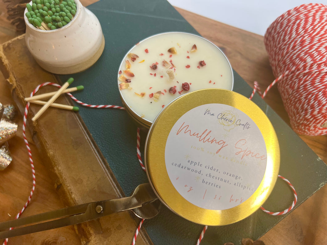 Mulling Spices | 4 oz Soy Candle | WINTER COLLECTION