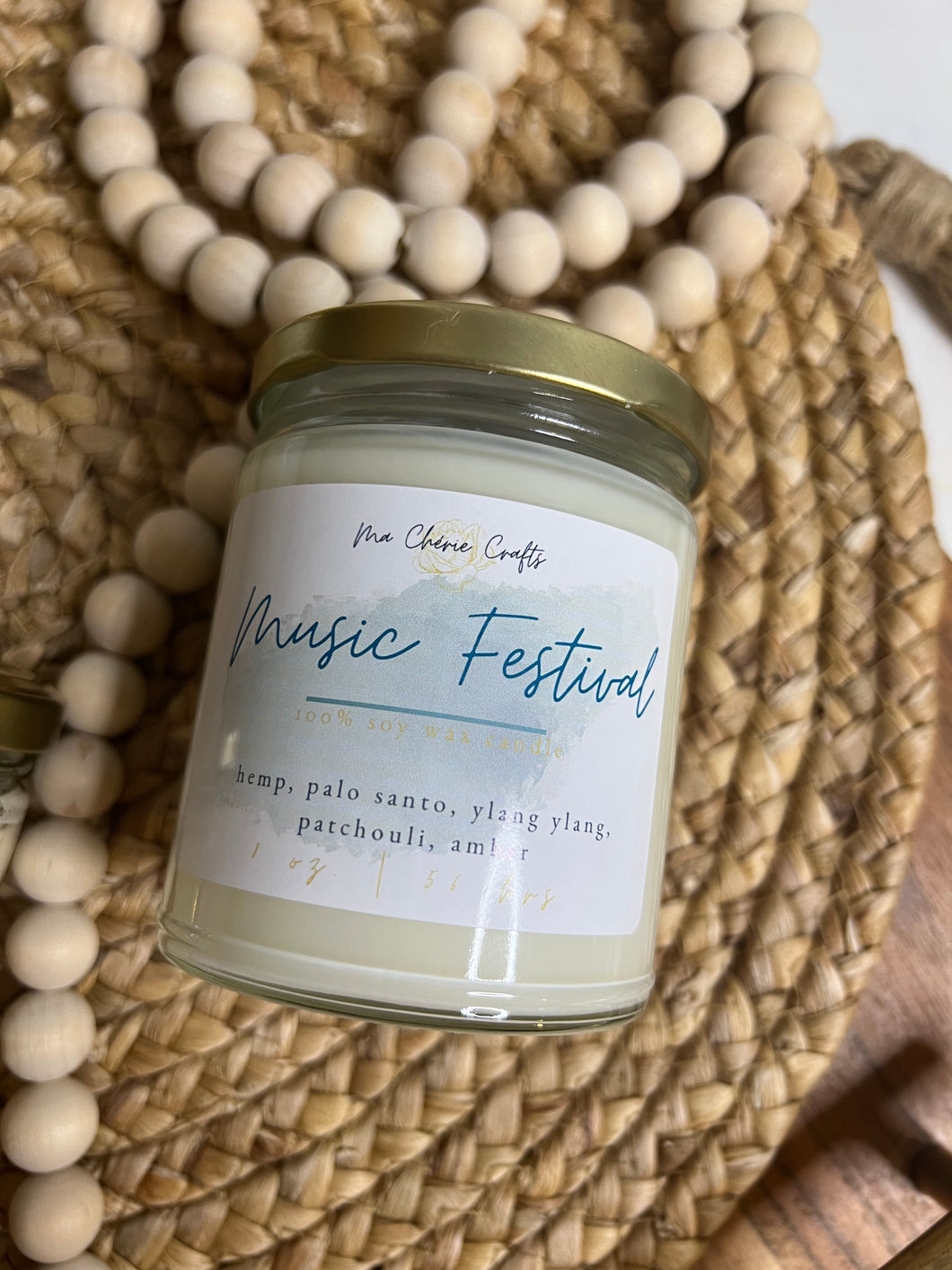 Music Festival Soy Candle | 8 oz Candle | LATE SUMMER COLLECTION