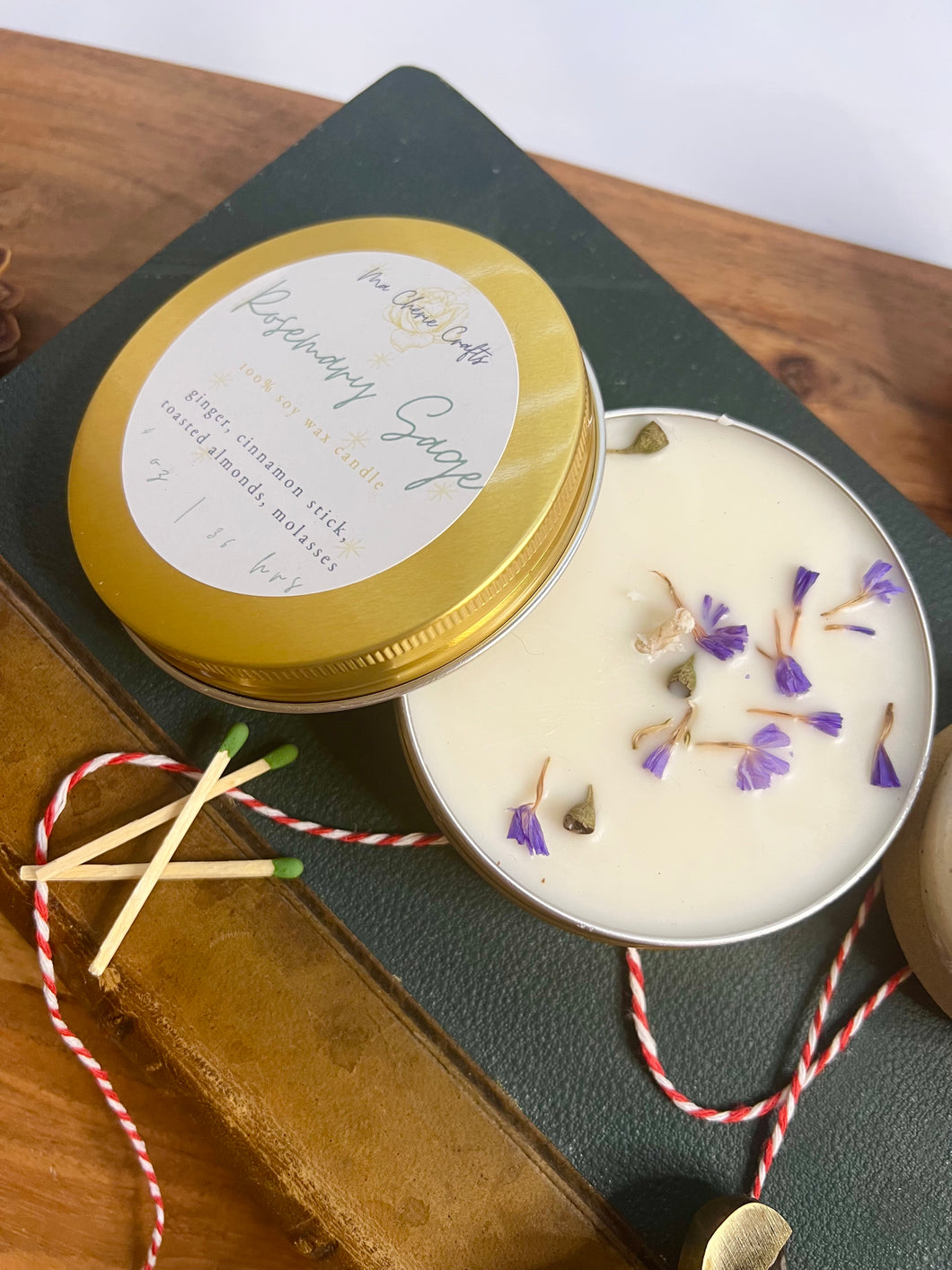Rosemary Sage | 4 oz Soy Candle | WINTER COLLECTION